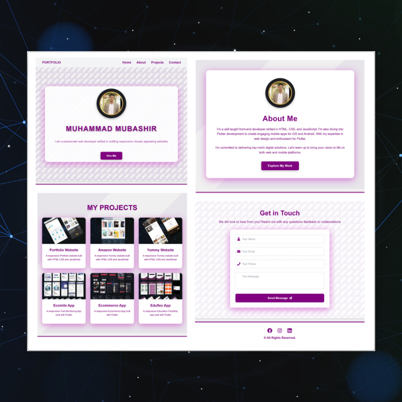 custom-portfolio Website